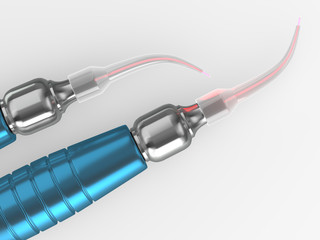 3d render of dental diode lasers