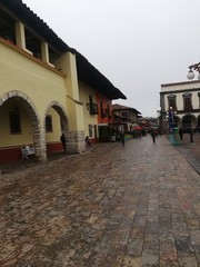 narrow street in the old town