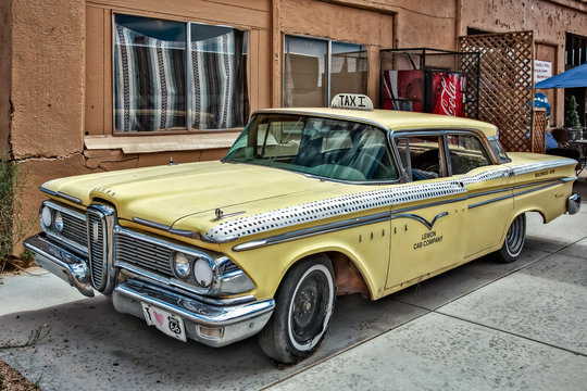 Old Yellow Taxi Seligman