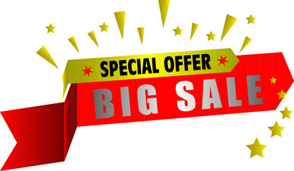 Biggest Sale Vector Stock Graphics. Advertising Banner