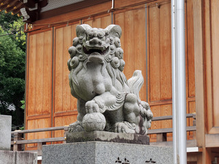 Naklejka premium 狛犬