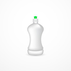 3d vector dish washing liquid bottle