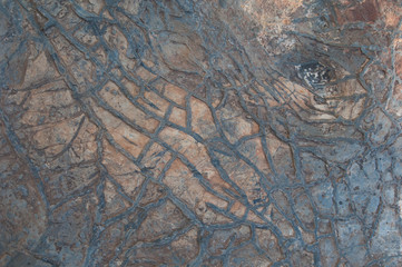 Naklejka premium Natural marks on the rock. Integral Natural Reserve of Inagua. Gran Canaria. Canary Islands. Spain.