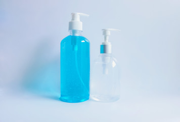 Alcohol Gel In Bottle Hand Sanitizer For Hand Washing , Healthcare Product