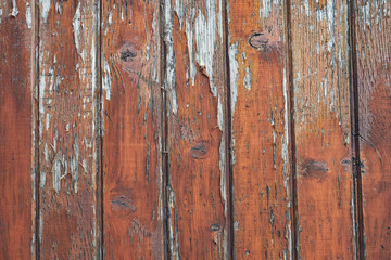 Naklejka premium Wooden background. Rustic brown wood pattern.