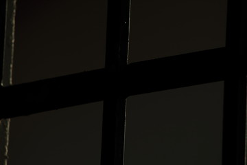 cross on window