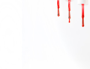 red paint background