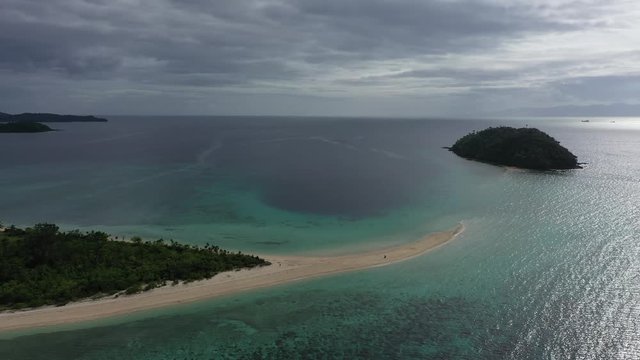 Romblon islands in philippines filmed with drone