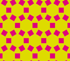 Abstract geometric seamless pattern. Geometrical ornament of squares. Vector illustration. Endless texture.