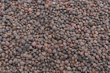 Lentils Texture, Food Closeup Macro Lentil Heap Pile Background