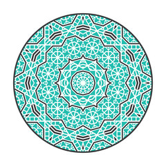 Vector Asian Geometric Mandala