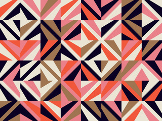 Mid-Century Abstract Vector Pattern Design