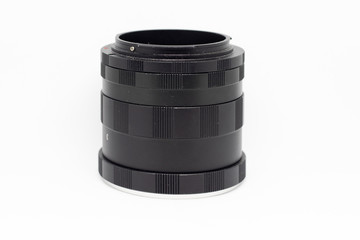 Extension tube for macro photography. Cheap simple tube with no electronic connections, manual focus only