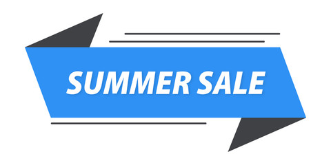 Solde d'été bannière