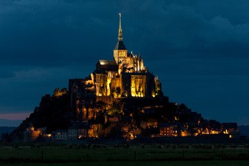 Nachtaufnahme Mont St. Michel