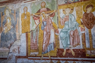 Interiors of the Basilica of Saint Zeno in Verona. Veneto, Italy