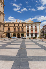 Fototapeta na wymiar Plaza Espana square in the historic center of Lorca, Spain