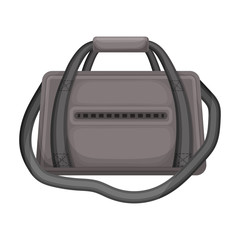 Men bag vector icon.Cartoon vector icon isolated on white background men bag.