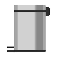 Trash box vector icon.Cartoon vector icon isolated on white background trash box.