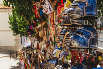 Peniscola, Castellon, Spain. Market in Old town