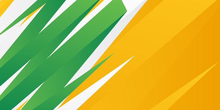 Vecteur Stock Green orange yellow abstract background suit for presentation  design. Green orange banner template. Vector abstract background with green  gradient waves, organic shapes, text. | Adobe Stock