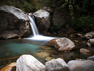 Waterfall​ at 4000 meters