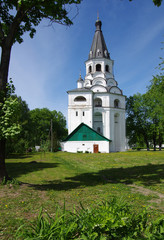 Naklejka premium ALEKSANDROV, RUSSIA - May, 2019: Alexandrovskaya sloboda, the famos russian residence of tsar Ivan Grozny