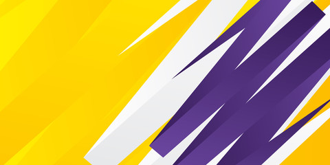 Modern Background with Shadows and Gradients - Perfect for Business Cards, Brochures or Pamphlets. Motion lines background. Minimal wave flow backdrop. Modern yellow purple abstract background