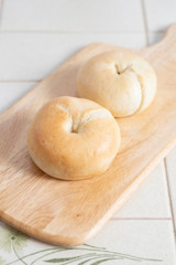 自宅でパン作り　プレーンベーグル