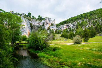 canyon del rio lobos in soria spain