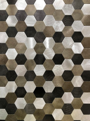 background, texture tile wall bronze-colored, multi-colored, mosaic