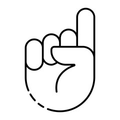 hand gesture icon vector illustration