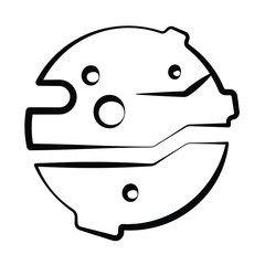 Illustration of the moon icon