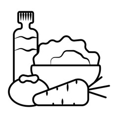 vegetables icon vector illustration photo