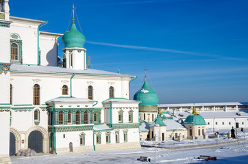 ISTRA, RUSSIA - January, 2019: The New Jerusalem Monastery, also known as the Voskresensky Monastery