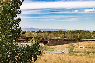 Fototapeta premium landscape with mountains