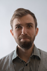 Fototapeta premium angry young man