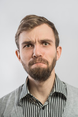 Obraz premium angry young man