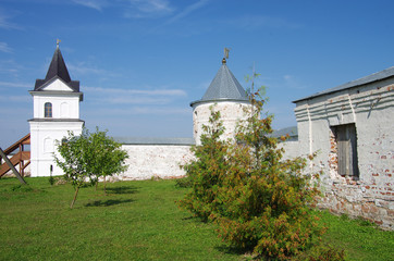 Mozhaisk, Russia - September, 2019: Luzhnetsky Ferapontovsky monastery