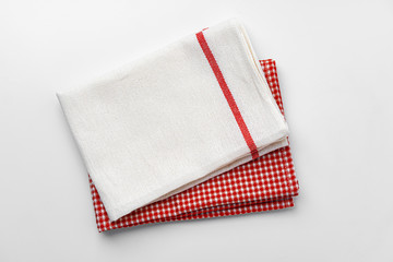 kitchen cloth (napkin) isolated on white background