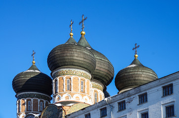 Fototapeta na wymiar MOSCOW, RUSSIA - January, 2019: The Estate Of The Romanovs In Izmailovo
