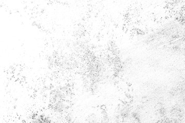black sand with spots isolated on white