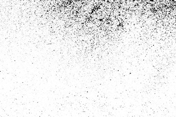 black sand with spots isolated on white