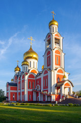 Fototapeta na wymiar Odintsovo, Russia - September, 2019: Cathedral of St. George