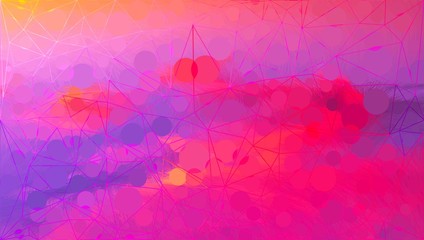 Abstract Colorful Geometrical Artwork,Abstract Graphical Art Background Texture,Modern Conceptual Art,Synthwave Aesthetic Cyberpunk Poster Print,3D Rendering