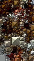 Abstract Colorful Geometrical Artwork,Abstract Graphical Art Background Texture,Modern Conceptual Art,Synthwave Aesthetic Cyberpunk Poster Print,3D Rendering