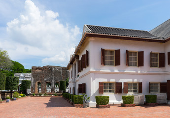Fototapeta na wymiar historic building in thailand