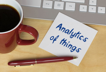 Analytics of things 
