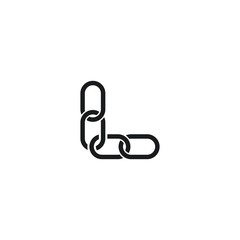 chain logo template vector icon illustration