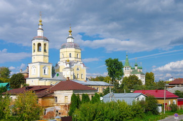 Fototapeta na wymiar SERPUKHOV, RUSSIA - September, 2019: View of the Church of the Prophet Elijah